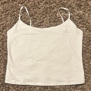 Abercrombie & Fitch Tank Cropped Cami White XL